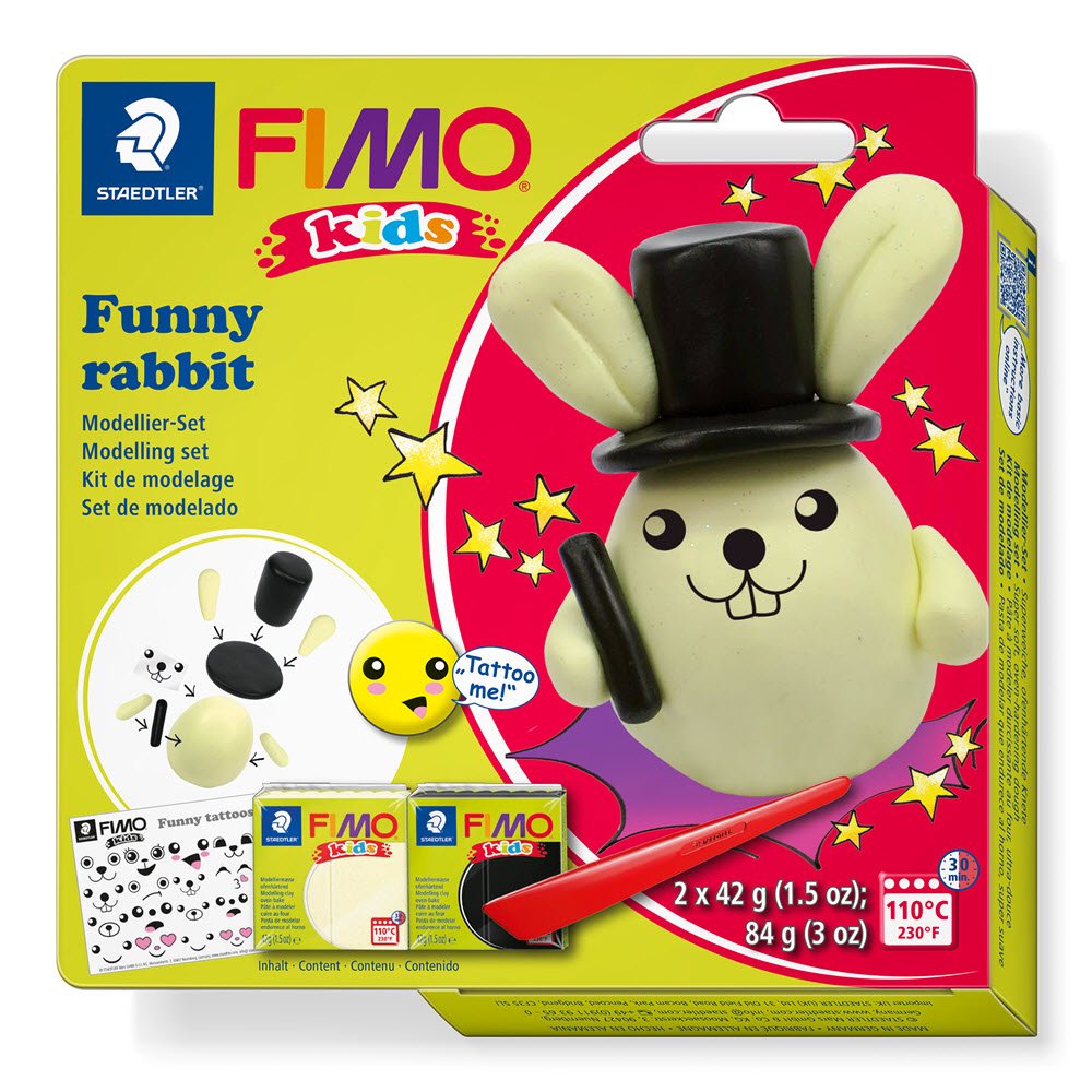 Fimo Kids Funny Kanin st